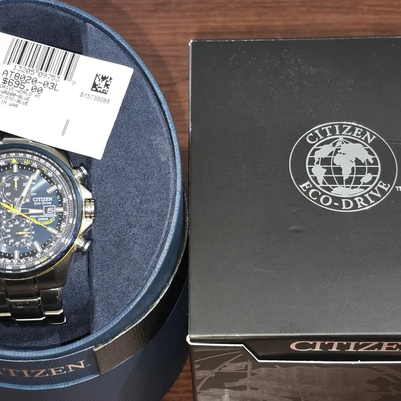 Citizen Men's Watch Blue Angels AT8020-03L - Picture 1 of 3